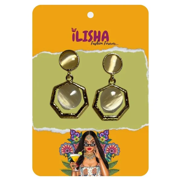 Gold_Premium_Metal_Earrings_For_Women
