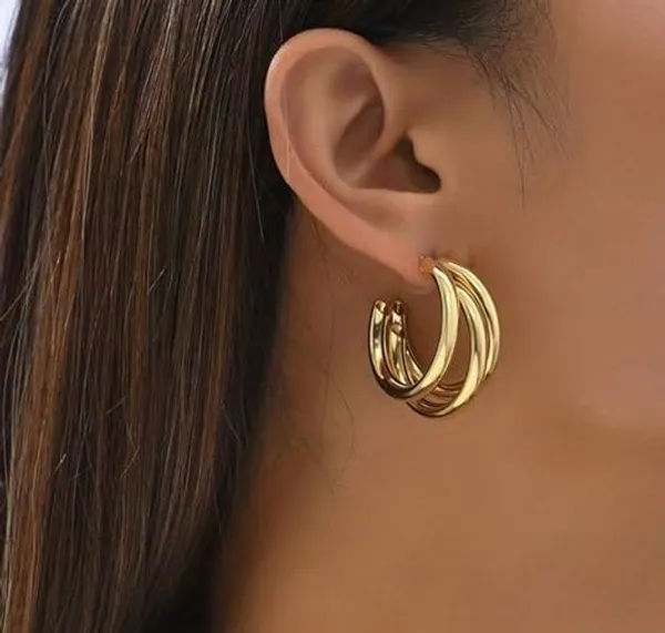 Gold_Premium_Metal_Earrings_For_Women