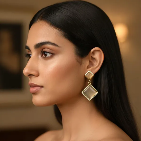 Gold_Premium_Metal_Earrings_For_Women