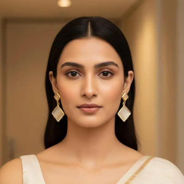 Gold_Premium_Metal_Earrings_For_Women