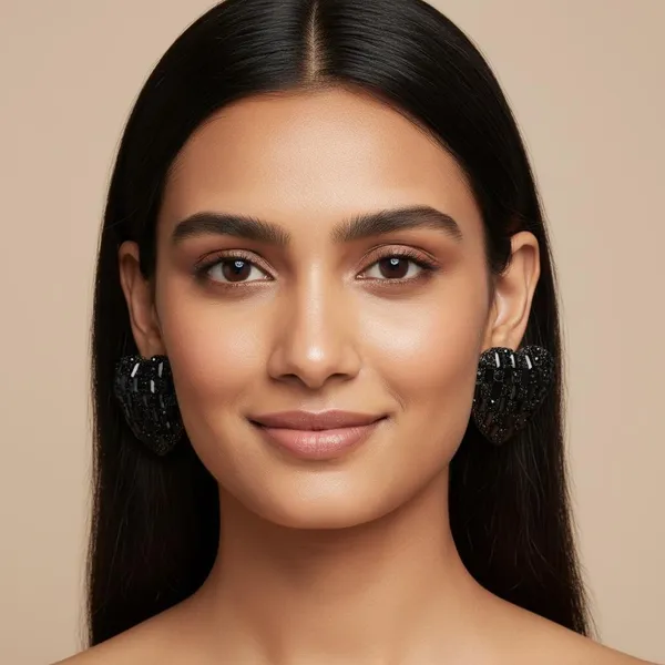 Black_Premium_Metal_Earrings_For_Women