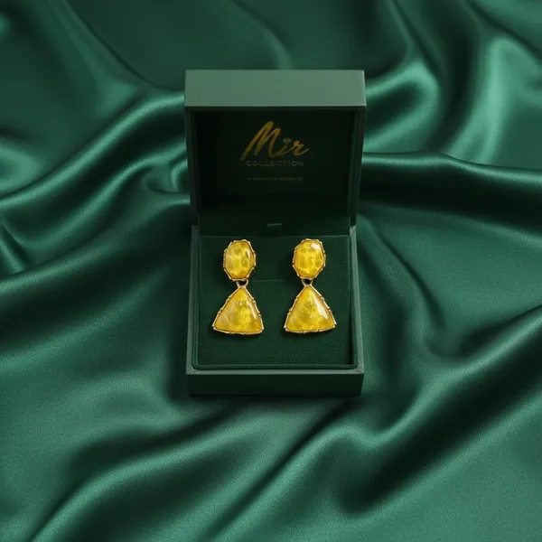 Yellow_Premium_Metal_Earrings_For_Women