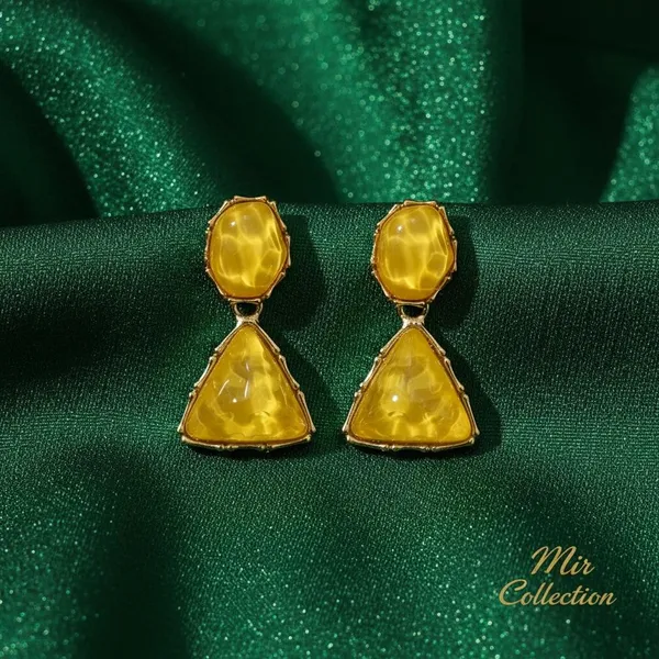 Yellow_Premium_Metal_Earrings_For_Women