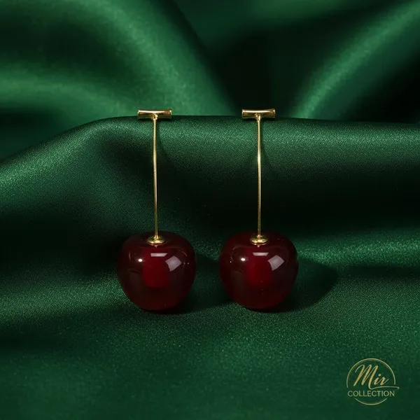 Red_Premium_Metal_Earrings_For_Women