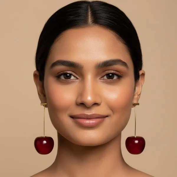 Red_Premium_Metal_Earrings_For_Women