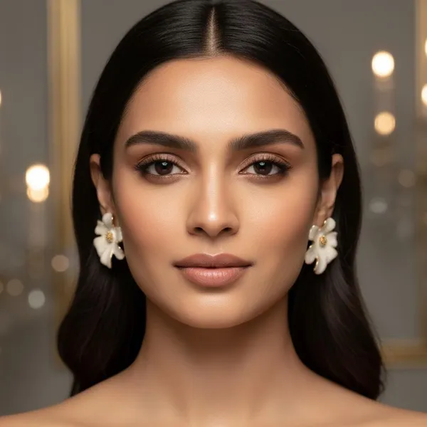 White_Flower_Stud_Earrings_With_Gold_Finish_|_Elegant_Floral_Earrings_For_Women_&_Girls_|_Daily_Wear_&_Party_Wear