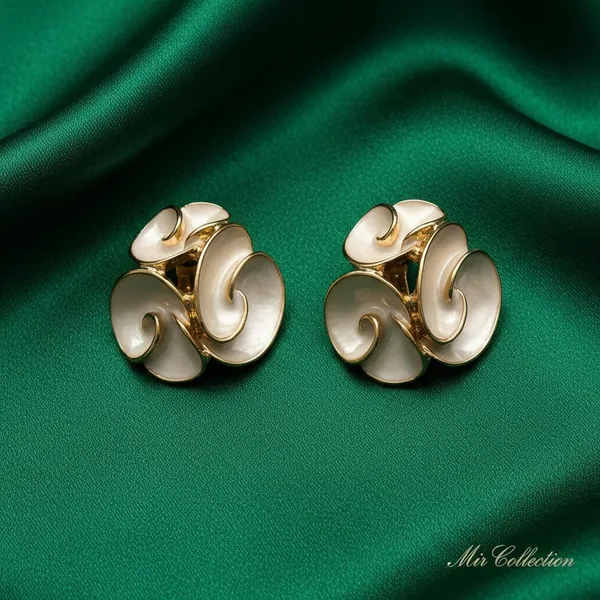 White_Enamel_Floral_Stud_Earrings_With_Gold_Finish_|_Designer_Statement_Earrings_For_Women_&_Girls_|_Party_Wear_Jewellery