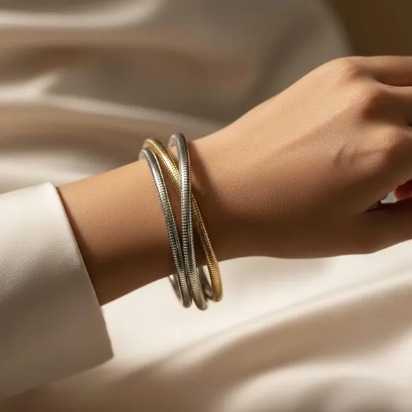 Multi-Layer_Gold_&_Silver_Bracelet_Set_|_Stylish_Stackable_Bangles_For_Women_|_Minimal_Modern_Wrist_Jewellery