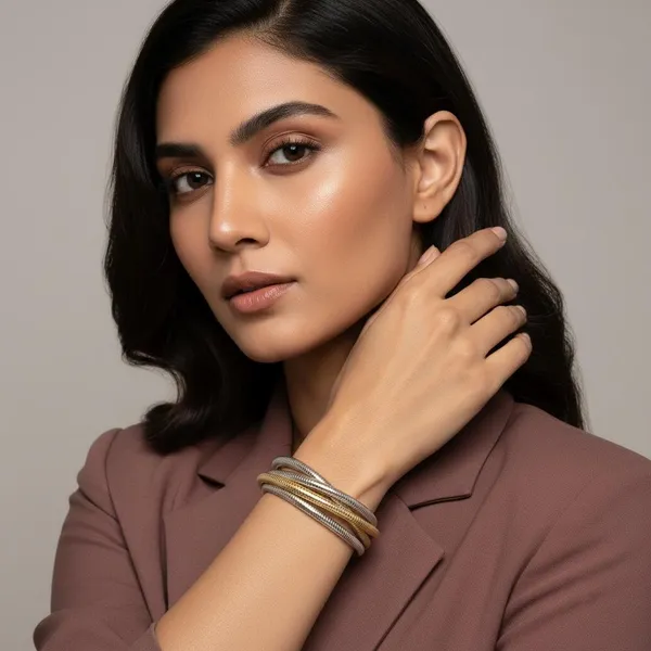 Multi-Layer_Gold_&_Silver_Bracelet_Set_|_Stylish_Stackable_Bangles_For_Women_|_Minimal_Modern_Wrist_Jewellery