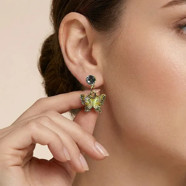Yellow_And_Gold_Premium_Metal_Earrings_For_Women