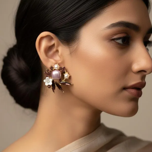Purple_Crystal_Floral_Statement_Earrings_For_Women_|_Pearl_&_Stone_Designer_Stud_Earrings_|_Party_&_Wedding_Jewellery
