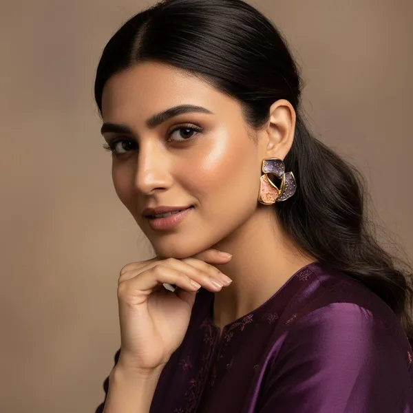 Gold_Premium_Metal_Earrings_For_Women