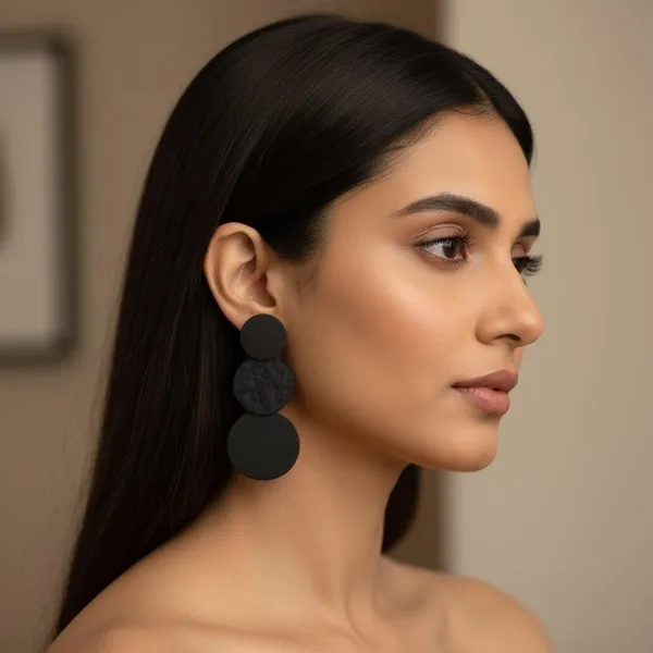 Black_Premium_Metal_Earrings_For_Women
