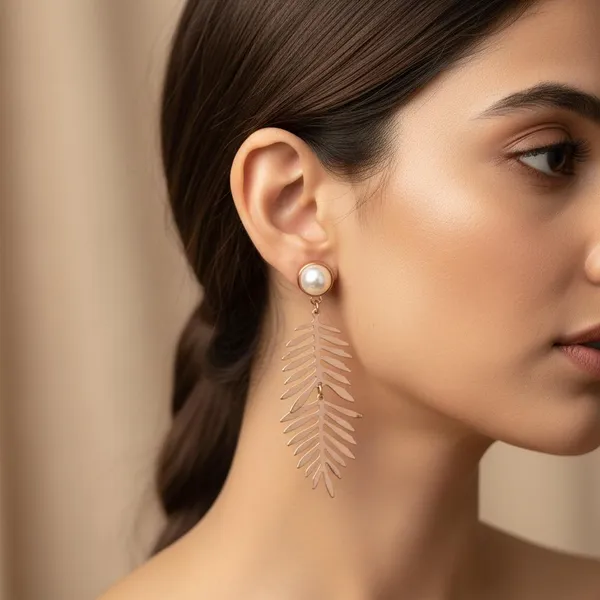 Gold_Premium_Metal_Earrings_For_Women