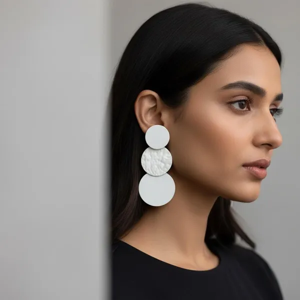 White_Premium_Metal_Earrings_For_Women