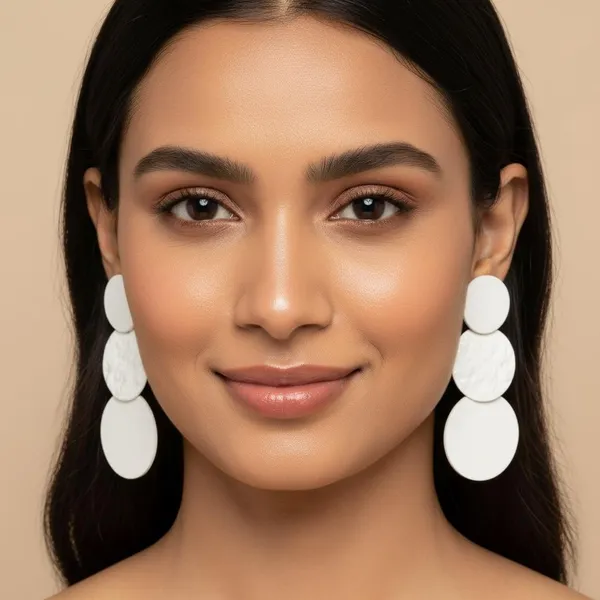 White_Premium_Metal_Earrings_For_Women