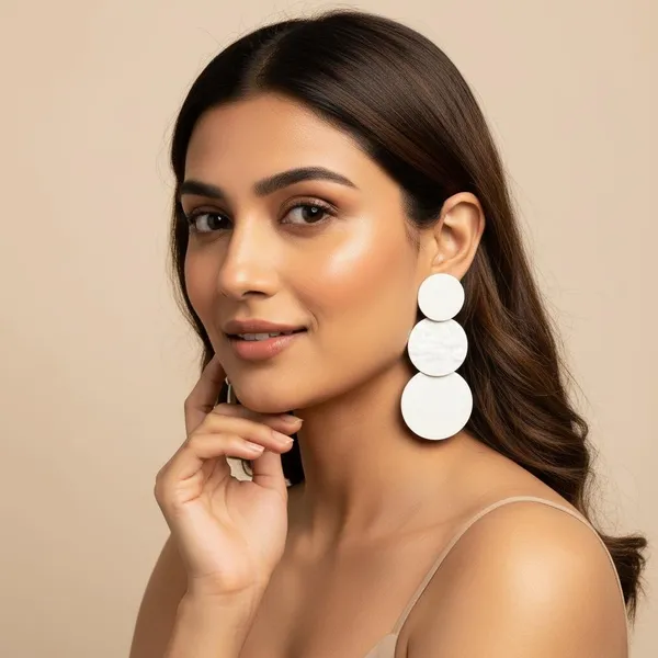 White_Premium_Metal_Earrings_For_Women