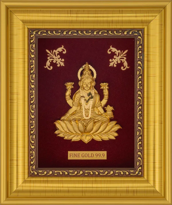 Fine_Gold_Goddess_Lakshmi_Framed_Religious_Wall_Decor