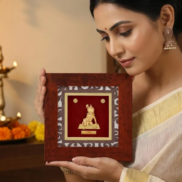 24_Karat_Gold_Leaf_Laddu_Gopal_Krishna_Deity_Frame