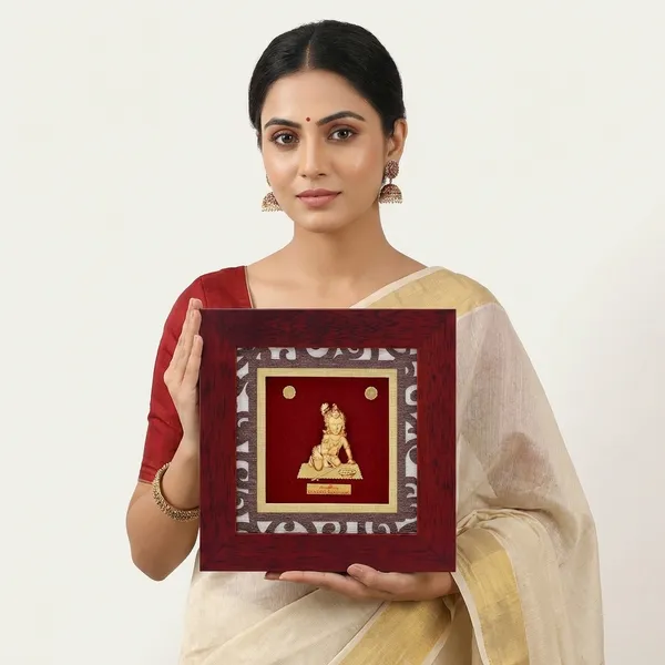 24_Karat_Gold_Leaf_Laddu_Gopal_Krishna_Deity_Frame