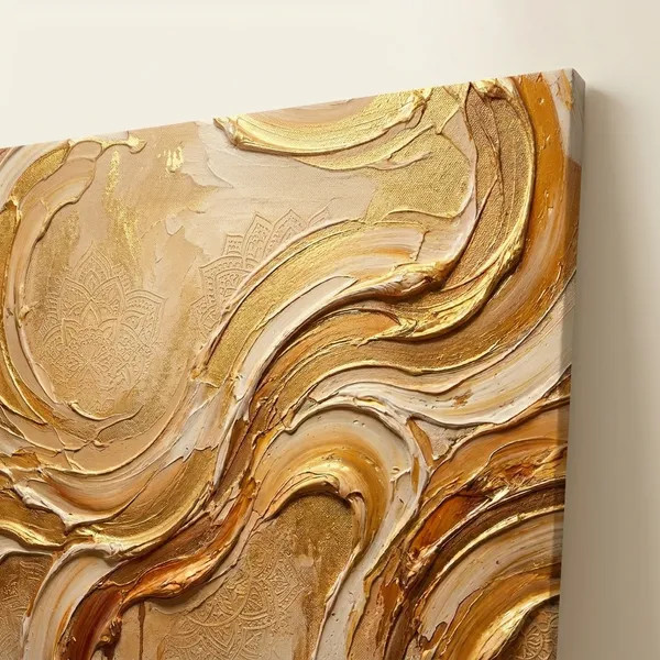 Muralkart_Abstract_Gold_Swirl_Textured_Canvas_Wall_Art_-_Luxury_Modern_Home_Decor