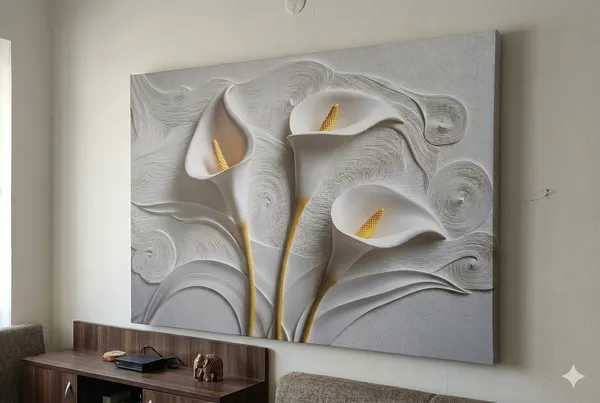 Muralkart_3D_Paper_Art_Calla_Lily_Wall_Decor_-_White_Floral_Relief_Sculpture