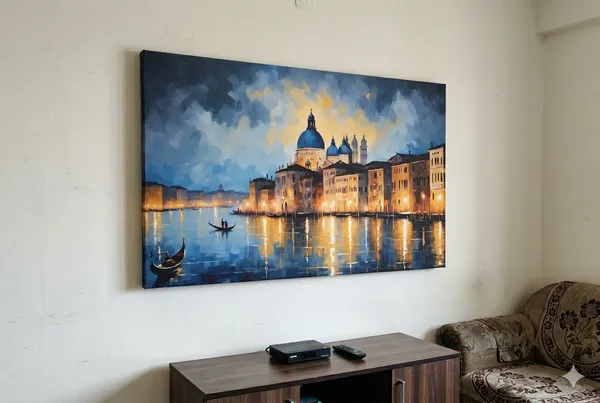 Muralkart_Venice_Canal_Sunset_Wall_Art_-_Decorative_Painting_Print