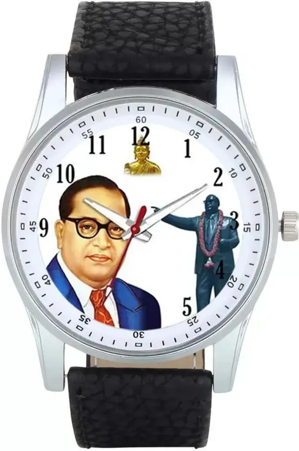 White_Smw_Jai_Bhim_9322_Black_Strap_Analog_Watch_For_Men