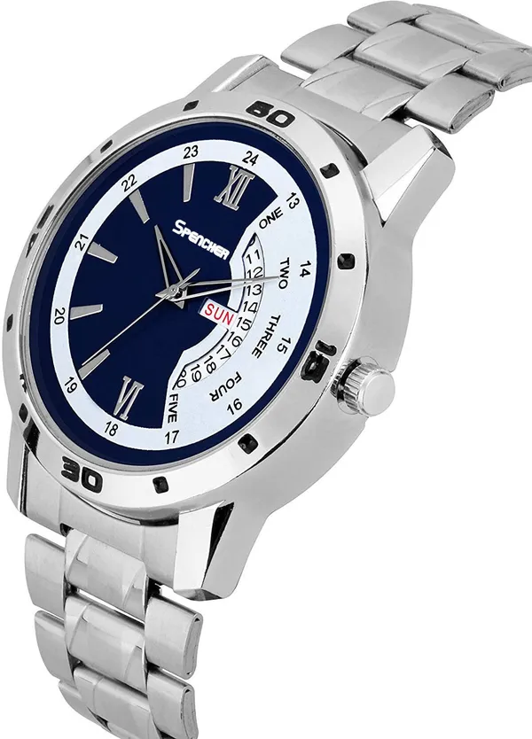 Blue_Swm_1189_Sm_Exclusive_Stainless_Steel_Date_And_Day_Functioning_Casual_Analog_Watch_For_Men