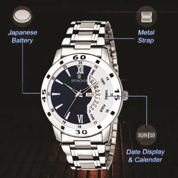 Blue_Swm_1189_Sm_Exclusive_Stainless_Steel_Date_And_Day_Functioning_Casual_Analog_Watch_For_Men