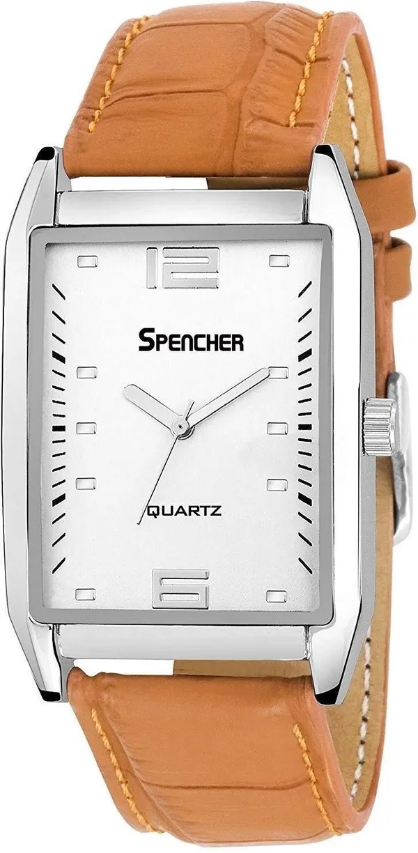 White_Swm_3038Sl02_Tan_Color_Strap_Synthetic_Leather_Premium_Look_Analog_Watch_For_Men