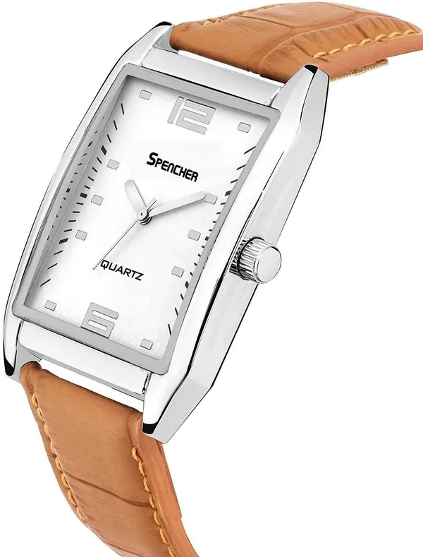 White_Swm_3038Sl02_Tan_Color_Strap_Synthetic_Leather_Premium_Look_Analog_Watch_For_Men