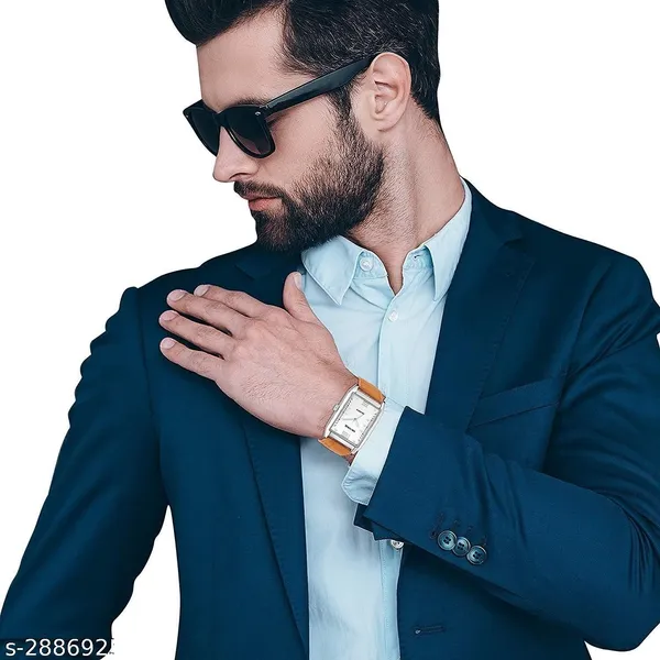 White_Swm_3038Sl02_Tan_Color_Strap_Synthetic_Leather_Premium_Look_Analog_Watch_For_Men
