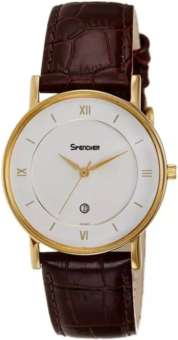 White_9162Sl01_Golden_Strap_Brown_Premium_Timepiece_Analog_Watch_For_Men