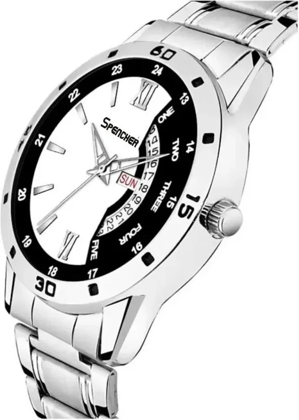 White_Exclusive_Stainless_Steel_Date_And_Day_Functioning_Casual_Analog_Watch_For_Men
