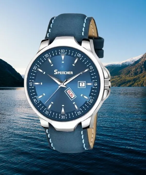 Blue_Bleed_Day_And_Date_Functioning_Strap_Adult_Quartz_Analog_Watch_For_Men
