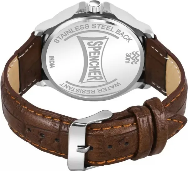 White_Day_And_Date_Functioning_Silver_Dial_Water_Resistant_Quartz_Operated_Analog_Watch_For_Men