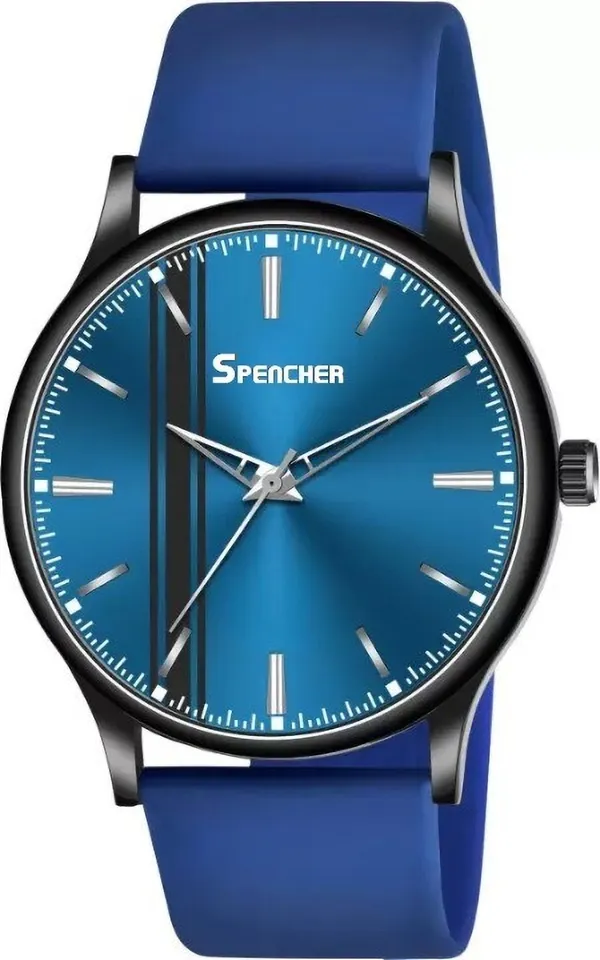 Blue_Pvc_Silicone_Black_Bue_Dial_Strap_Analog_Watch_For_Men