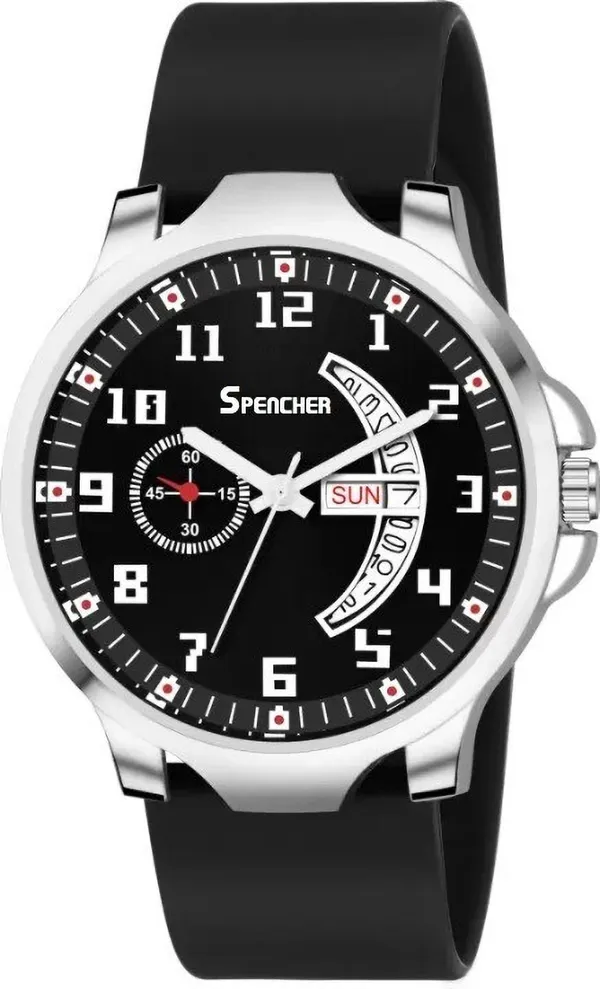Black_Classic_Dial_And_Silicon_Mesh_Strap_With_Water_Resistant_Analog_Watch_For_Men