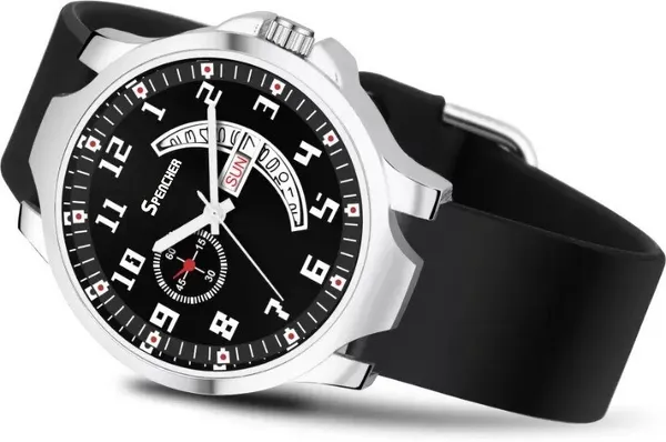Black_Classic_Dial_And_Silicon_Mesh_Strap_With_Water_Resistant_Analog_Watch_For_Men