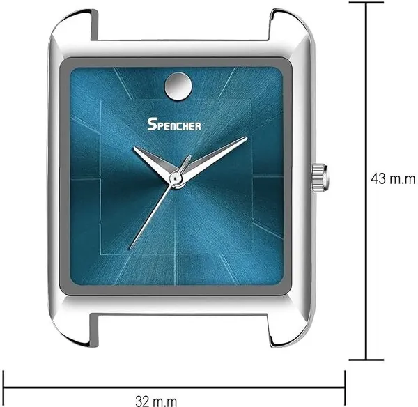 Blue_Dope_Black_Dial_Silicone_Strap_And_Analog_Watch_For_Men