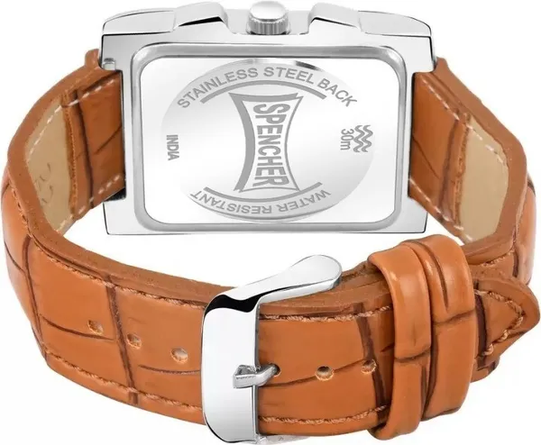 White_Imperial_Dial_Date_Day_Function_Strap_Analog_Watch_For_Men