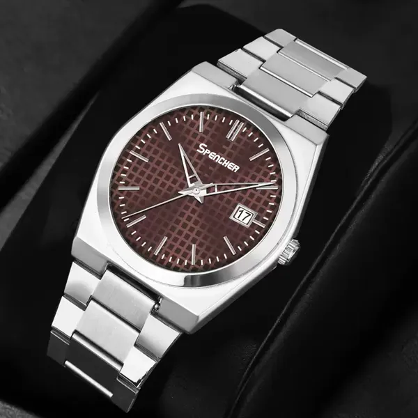 Brown_Sp5500_Brw_Sapphire_Date_Working_Round_Dial_Silver_Quartz_Mechanism_Analog_Watch_For_Men