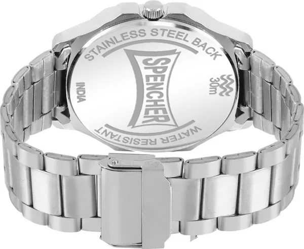 White_Nautilus_4569_Date_Working_Square_Silver_Dial_Quartz_Mechanism_Analog_Watch_For_Men
