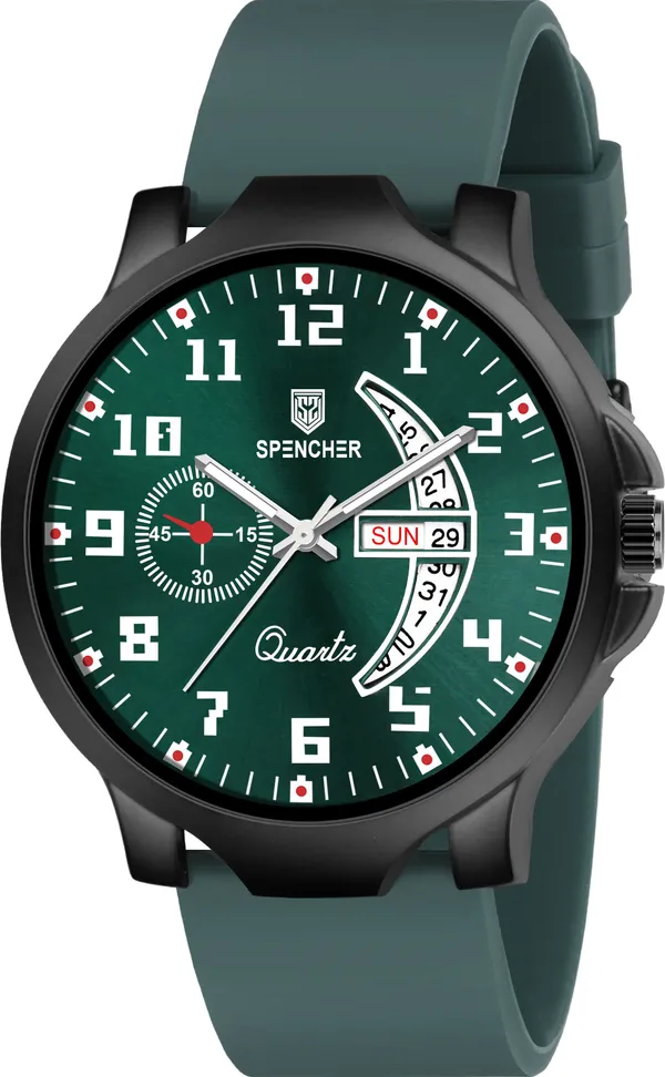 Green_Sw1111_Day_And_Date_Softest_Silicone_Strap_Bestseller_Working_Analog_Watch_For_Men