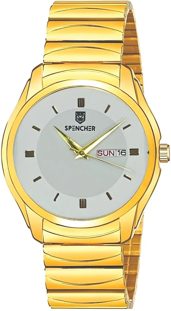 White_Premium_1578_Gold_Plated_Golden_Chain_Day_And_Date_Functioning_Analog_Watch_For_Men