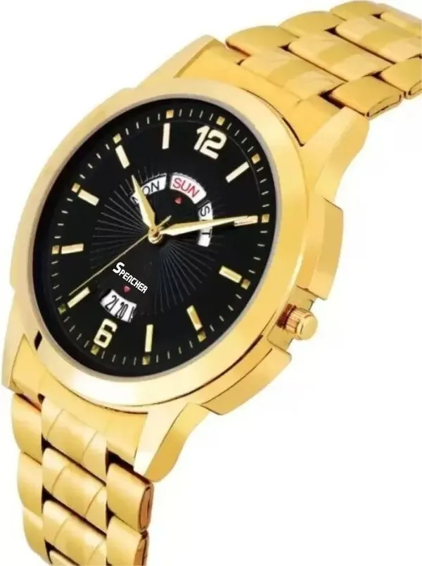 Black_Premium_Gold_Plated_Dial_Golden_Date_Functioning_Analog_Watch_For_Men