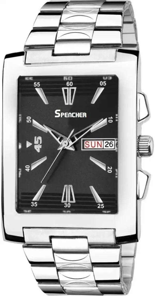 Black_Imperial_Dial_Date_Day_Function_Chain_Analog_Watch_For_Men