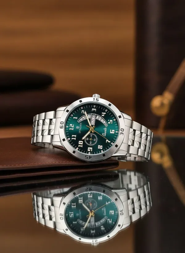 Green_1187Sm_Stainless_Steel_Dial_Casual_Analog_Watch_For_Men