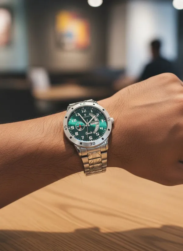 Green_1187Sm_Stainless_Steel_Dial_Casual_Analog_Watch_For_Men